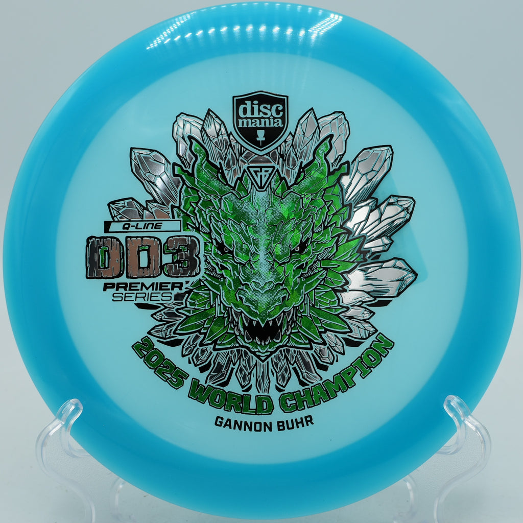 Discmania Q-Line DD3 hyzer skipping around corner at Idlewild, KY