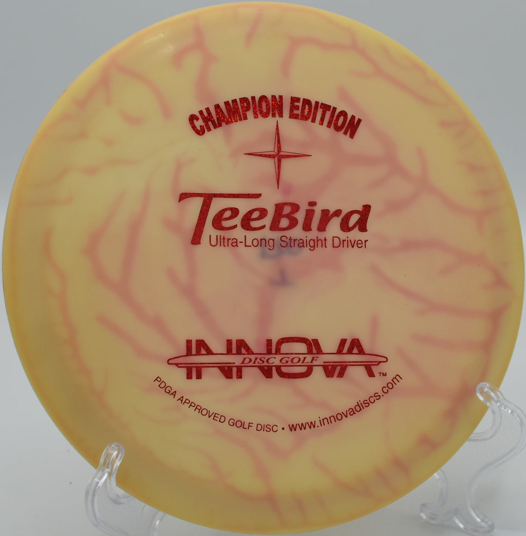 Rare CE Teebird carving precise lines at Eagles Crossing Disc Golf Course, Missouri.
