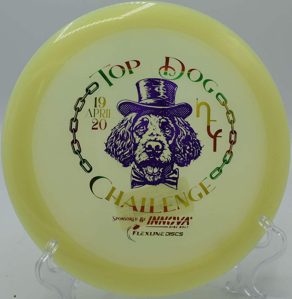 Proto Glow Champion Mamba – Easy-to-throw, glow-in-the-dark understable driver designed for controlled turnover shots, max distance, and effortless glide.