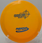 Innova Star Monster holding a tight flex line through the woods at Idlewild Disc Golf Course in Burlington, Kentucky.

