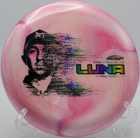 2026 Tour Series Luna putter straight approach at Blue Ribbon Pines Disc Golf Course in East Bethel, Minnesota