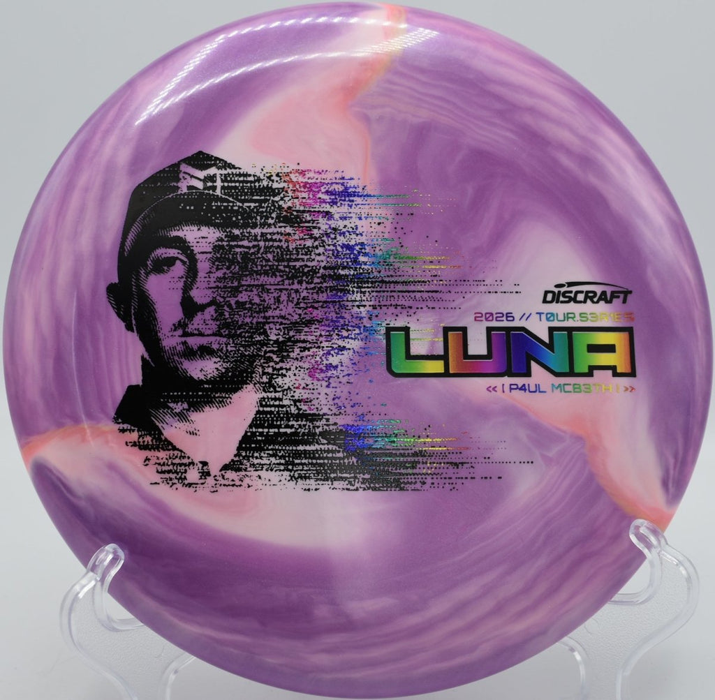 Discraft Luna Tour Series putter soft landing at Hornets Nest Disc Golf Course in Charlotte, North Carolina