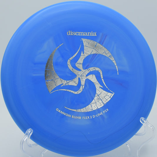 Exo Hard P2X floating stable toward the pin from circle two at Whispering Falls DGC in Greencastle, Pennsylvania.


