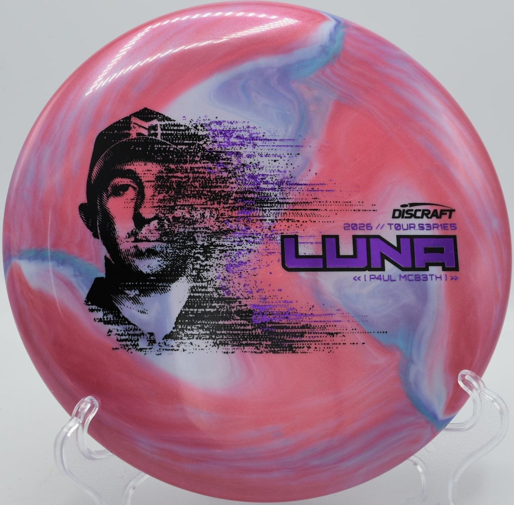 Paul McBeth Luna putter controlled approach at Persimmon Ridge Disc Golf Course in Greenbrier, Arkansas