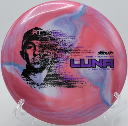 Paul McBeth Luna putter controlled approach at Persimmon Ridge Disc Golf Course in Greenbrier, Arkansas