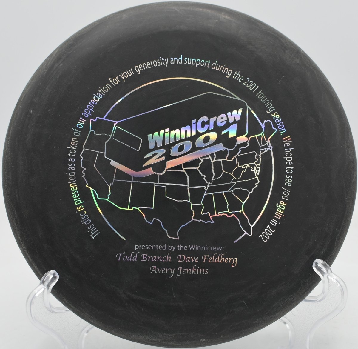 2001 WinniCrew Big Bead Aviar - Flexline Discs - 10283851058525