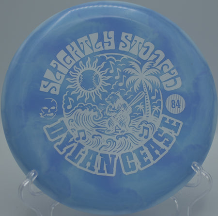 Dylan Cease Bear Stamp Luna flying straight to chains at Maple Hill Disc Golf Course, Leicester MA