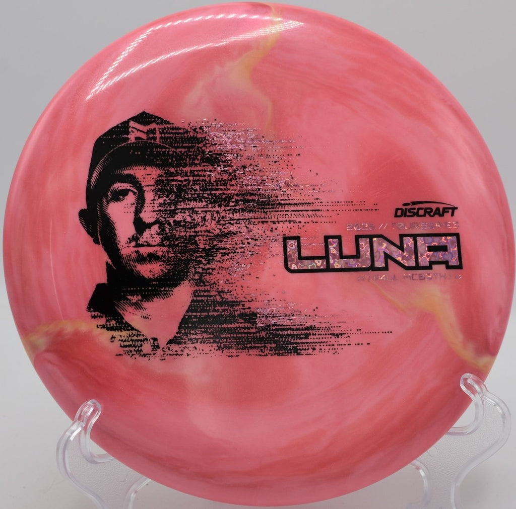 2026 Luna putter approach shot at North Cove Disc Golf Course in Marion, North Carolina