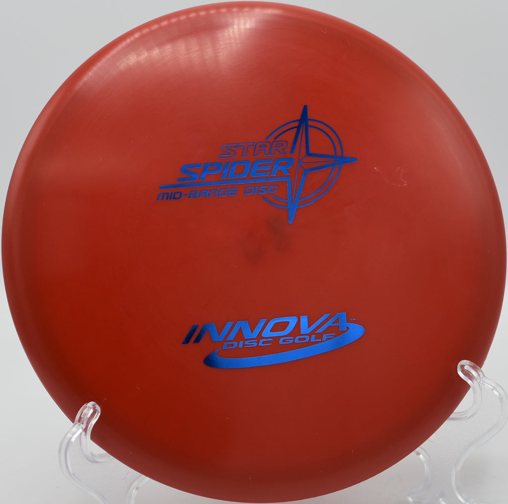 Innova Spider sticking near the basket at Fox Run Meadows in Jeffersonville, Vermont.

