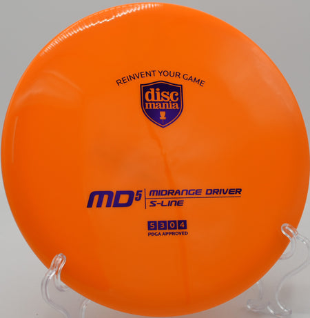 S-Line MD5 hyzering hard into a hillside landing zone at DeLaveaga Disc Golf Course in Santa Cruz, California.

