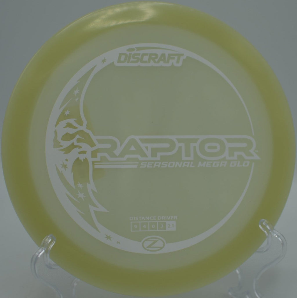 Glow Raptor Disc Seasonal Mega Glo Z Raptor – Overstable Fairway Driver