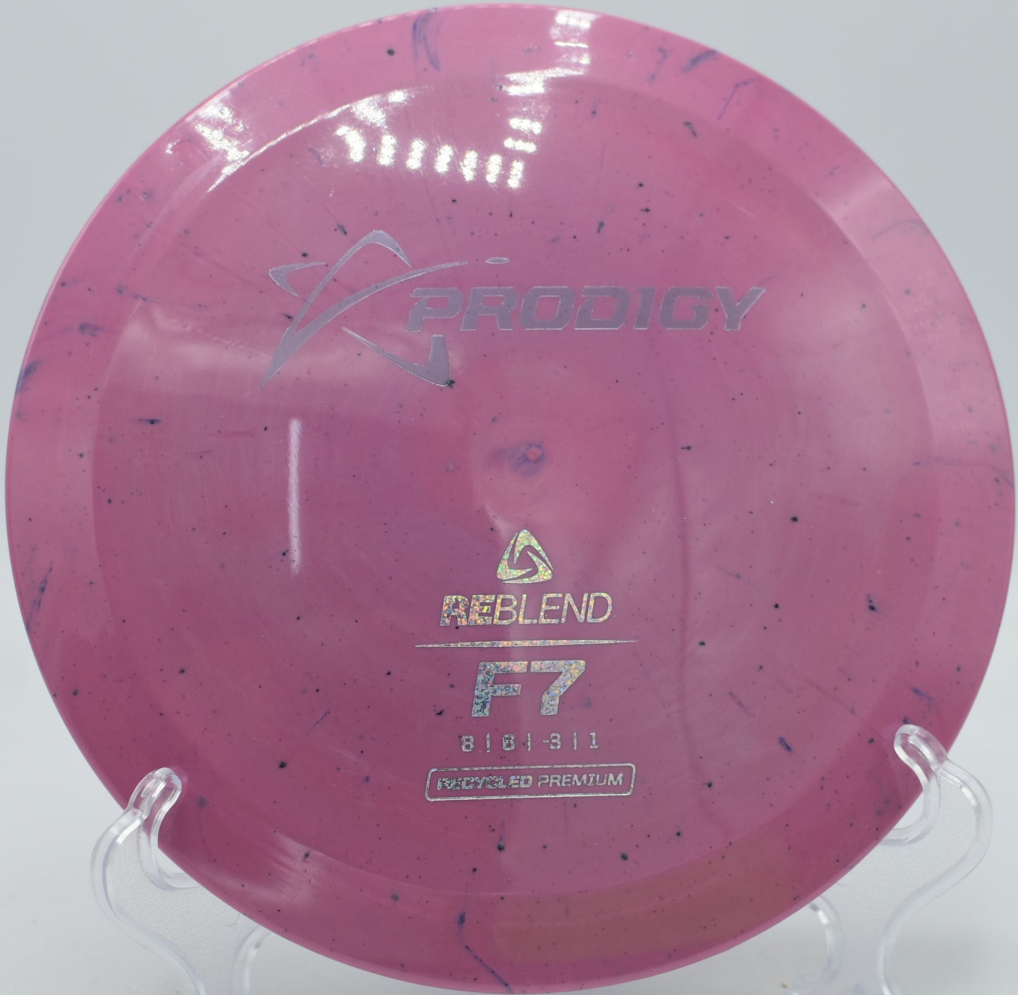 Spectrum F7 carving a roller line at Morley Field Disc Golf Course in San Diego, California