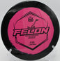 Dynamic Discs Felon in Fusion Orbit plastic thrown with power at Iron Hill DGC in Delaware.

