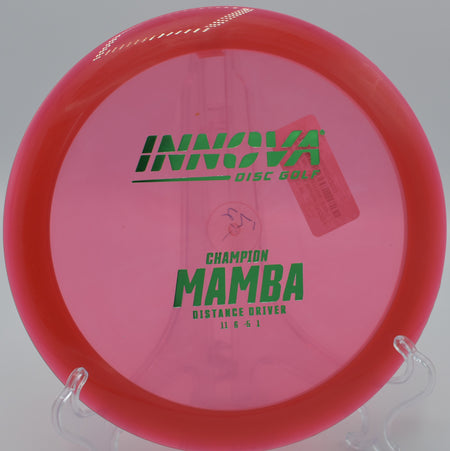 A player unleashing a max-distance forehand with a Champion Mamba at The Fort Disc Golf Course in Ogden, Utah.