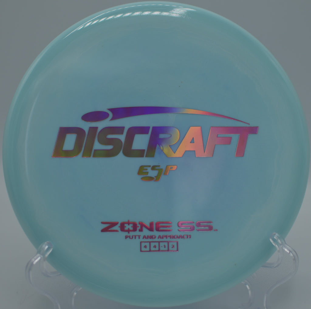 Discraft Zone SS controlled flex shot finishing softly at Harmony Bends, Columbia MO