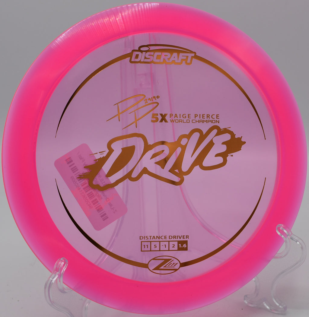 Discraft Z Lite Drive – Neutral flight distance driver with a 9-speed rim, perfect for controlled max-distance shots and placement.