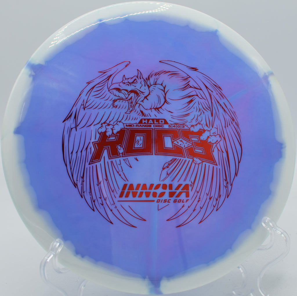 A disc golfer throwing a precise turnover shot with a Halo Star Roc3 at Horn’s Hill Disc Golf Course in Newark, Ohio.