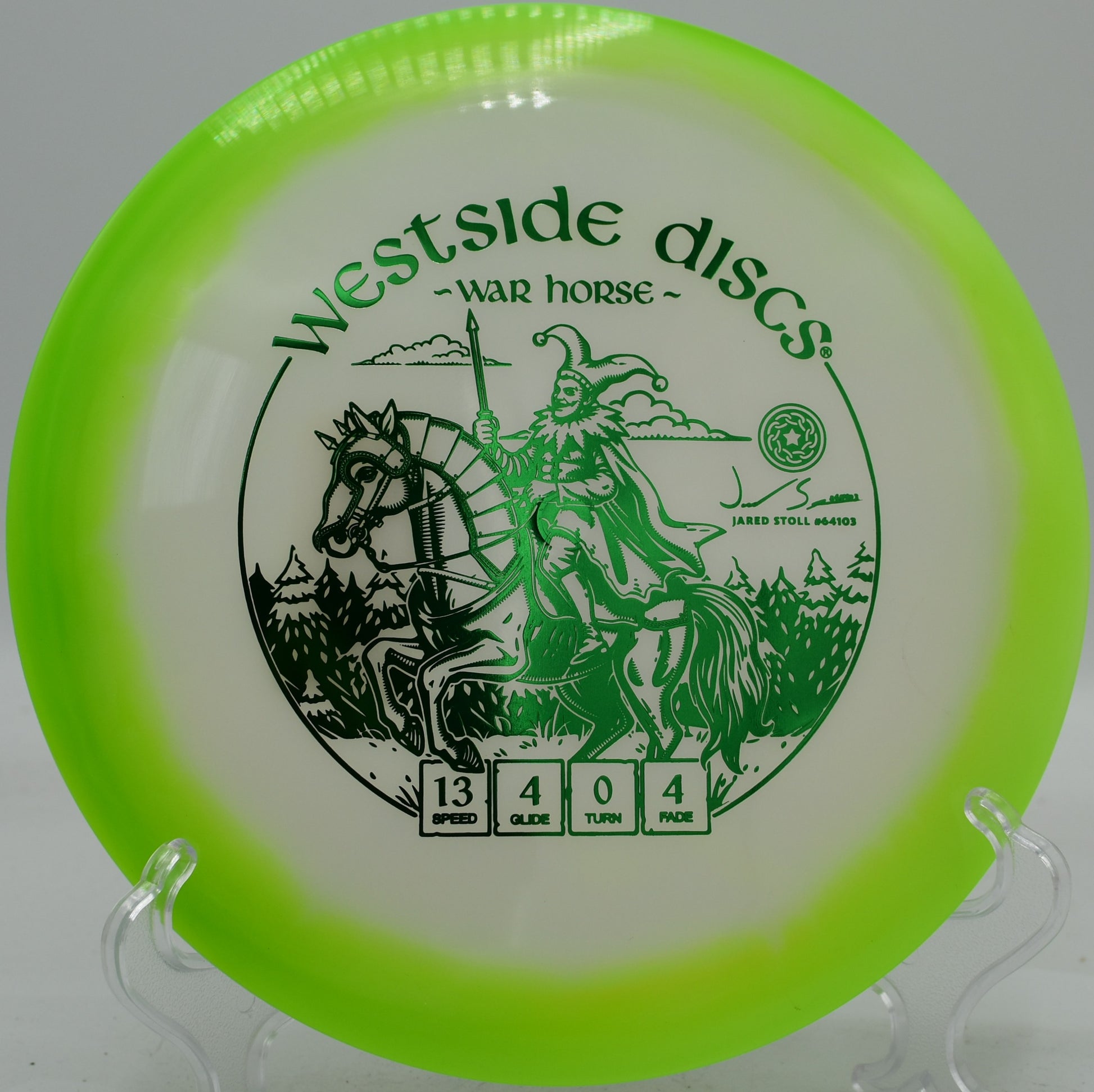 Westside War Horse launched on a power forehand at SeaTac Disc Golf Course in Washington

