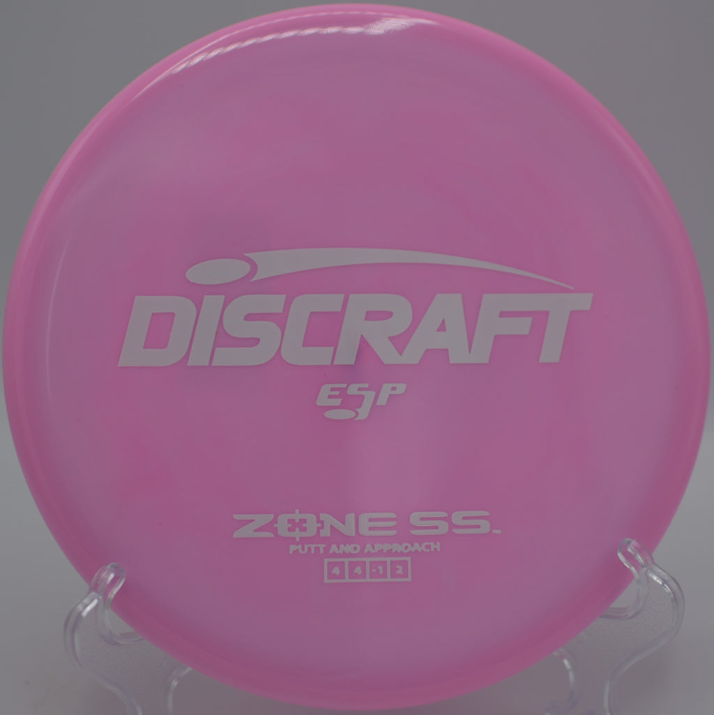 Zone SS soft-fade backhand approach near chains at Kensington Metropark Disc Golf Course, Milford MI