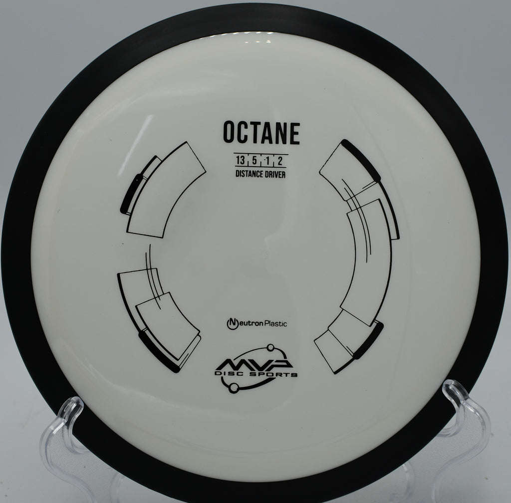 "MVP Neutron Octane – Reliable for max distance and flex shots, perfect for long fairways at Idlewild Disc Golf Course in Kentucky."
