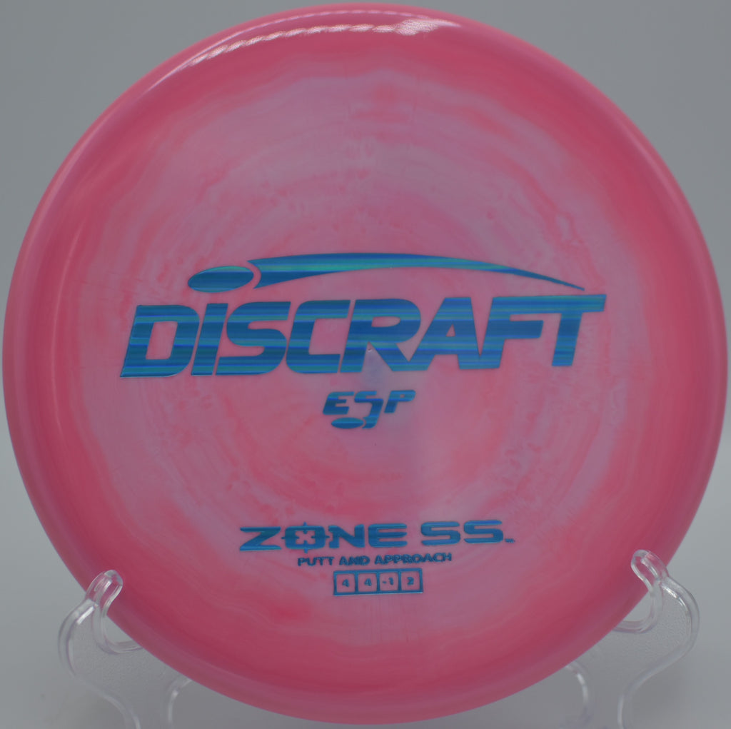 Zone SS forehand flick parked below basket at Tyler State Park, Newtown PA