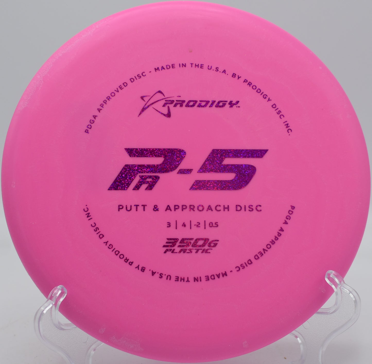 Prodigy PA-5 smooth spin putt into chains at Fountain Hills Disc Golf Course in Arizona