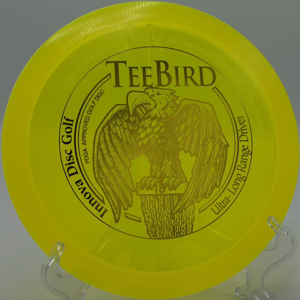 Innova Totem TeeBird maintaining accuracy in windy conditions on Hole 18 at Lake Marshall Disc Golf Complex, Montross, Virginia.