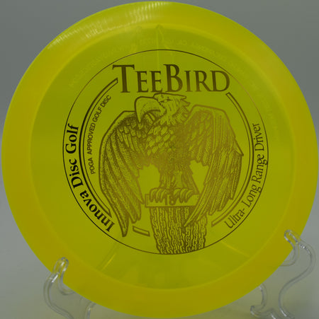 Innova Totem TeeBird maintaining accuracy in windy conditions on Hole 18 at Lake Marshall Disc Golf Complex, Montross, Virginia.