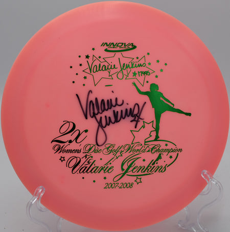 Innova Star Starfire flying powerful forehand drives at Sandy Point Disc Golf Ranch, Wisconsin.