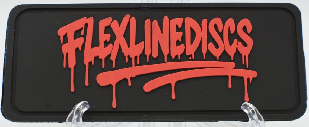 Flexline Discs Custom PVC Hook & Loop Patch 5x2"