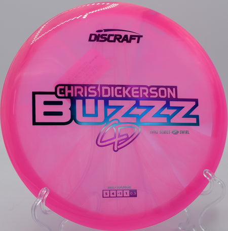 Z Swirl Buzzz riding a glidey line down a narrow fairway at Flip City in Shelby, Michigan.


