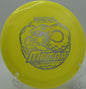 An Innova Star Mamba landing softly near the basket at Mahr Park Disc Golf Course in Madisonville, Kentucky.