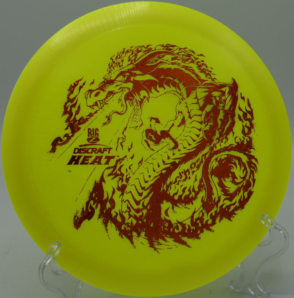 Discraft Big Z Heat – Understable distance driver, perfect for controlled turnover shots and long-range throws, ideal for Idlewild Disc Golf Course in Burlington, Kentucky.
