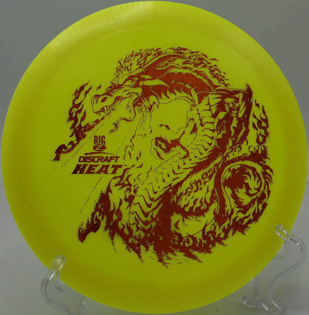 Discraft Big Z Heat – Lightweight, understable distance driver with effortless glide, great for Lake Eureka Disc Golf Course in Eureka, Illinois.