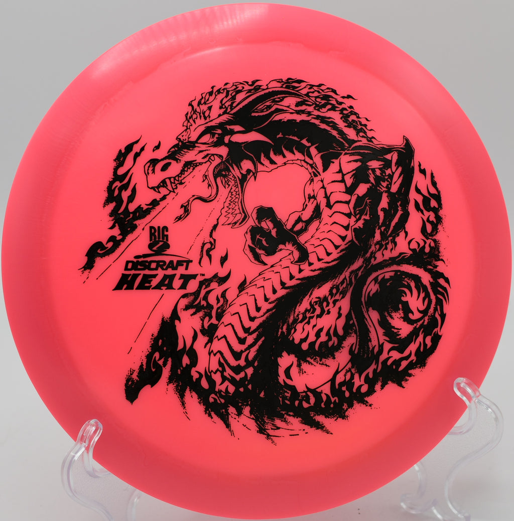 Discraft Big Z Heat – Understable driver, ideal for shaping turnover shots and anhyzers, perfect for Zobel Memorial Disc Golf Course in Fairview, Pennsylvania.