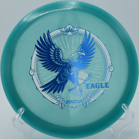 Proto Glow Champion Eagle disc golf fairway driver battling headwinds at Milo McIver State Park, Estacada, Oregon