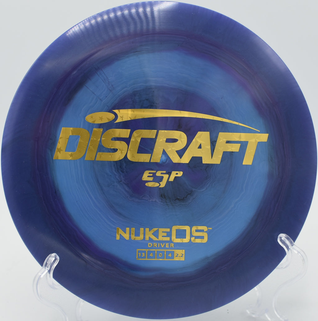 Discraft ESP Nuke OS – Overstable distance driver with strong fade, ideal for long-range drives and flex shots at The Best Way Disc Golf Course in Portland, Oregon.