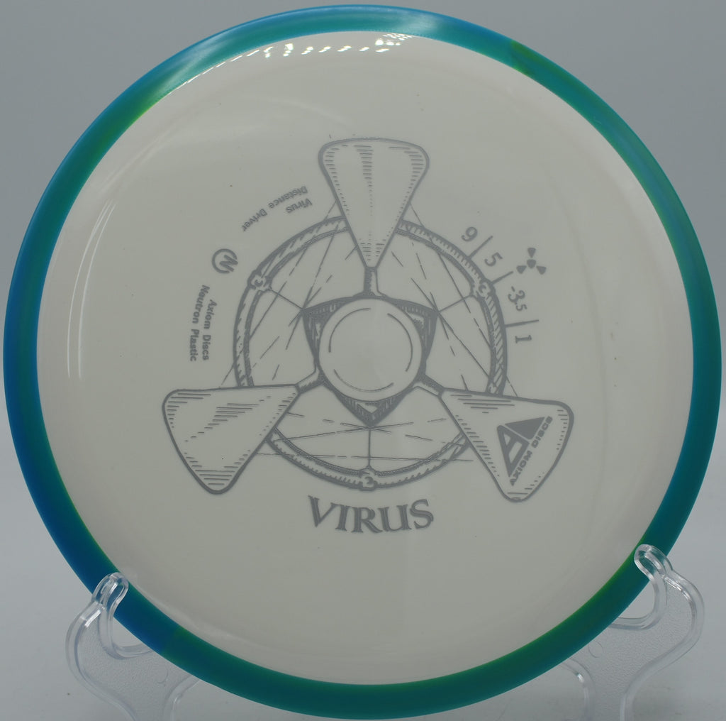 Neutron Virus ripping a turnover line at Rock Ridge Disc Golf Course in Pittsboro, North Carolina.

