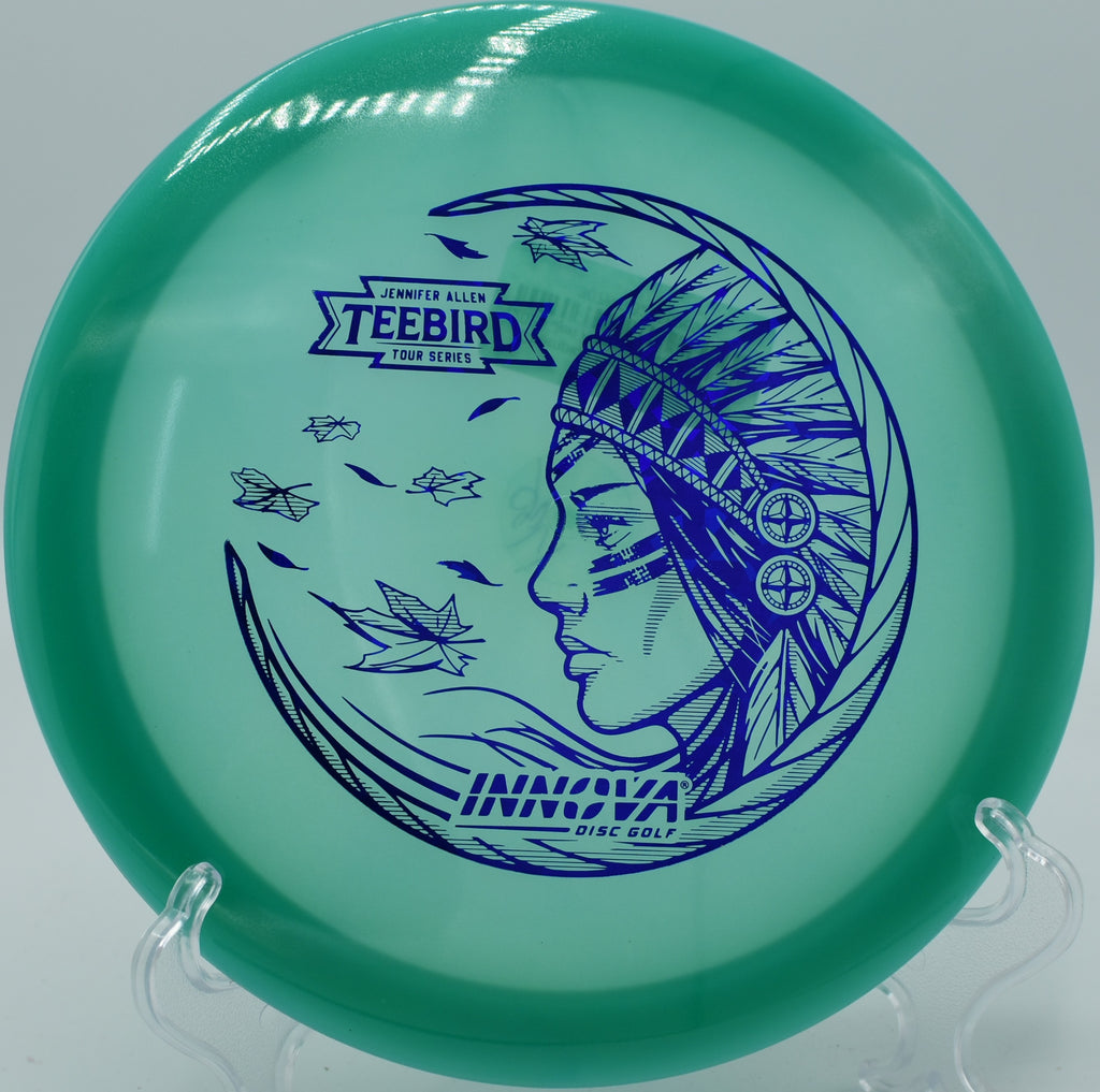 Innova Glow Champion TeeBird cutting through foggy conditions on Hole 8 at Maple Hill Disc Golf Course, Leicester, Massachusetts.
