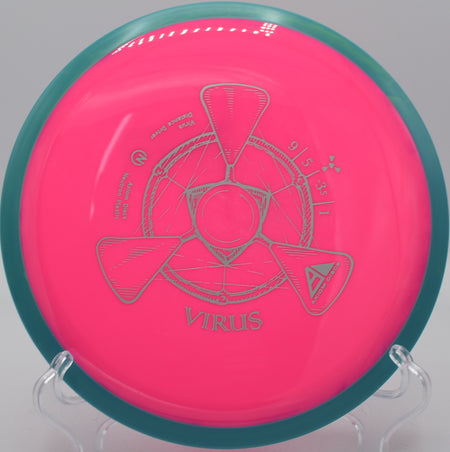 Open field shot with the Neutron Virus at Winona Lake Disc Golf Course in Indiana.

