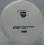 Discmania S-Line MD3 fading gently toward the basket on Hole 11 at Harmon Hills Disc Golf Course, Fall Branch, Tennessee.