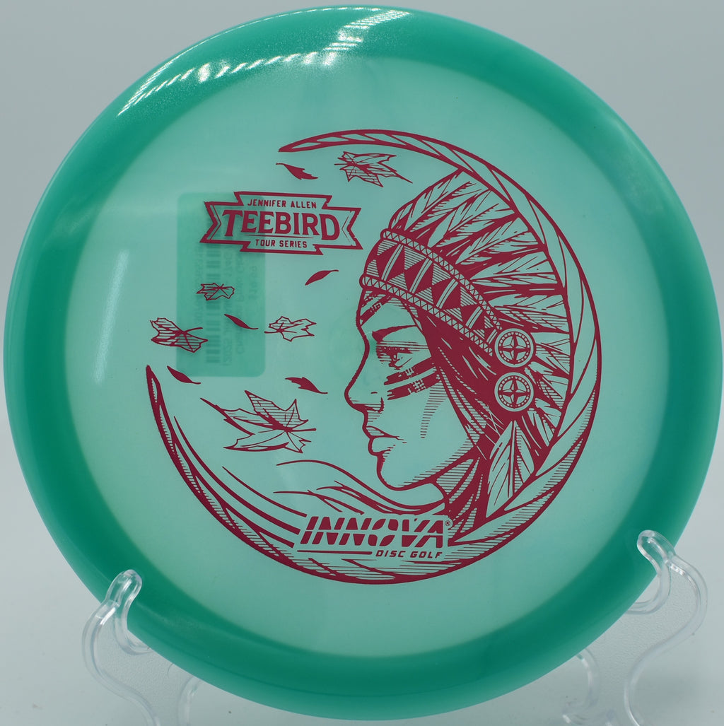 Glow Champion TeeBird executing a controlled hyzer flip on Hole 9 at Panther Creek Disc Golf Course, Springfield, Illinois.
