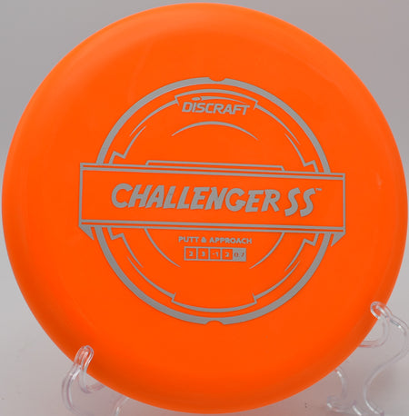 Discraft Putter Line Challenger SS – Stable putter with reliable fade, perfect for accurate putts and approach shots at Rolling Ridge Disc Golf Course in Salt Lake City, Utah.