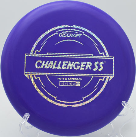 Discraft Putter Line Challenger SS – Stable putter with minimal fade, great for precision approaches and putting at DeLaVeaga Disc Golf Course in Santa Cruz, California.