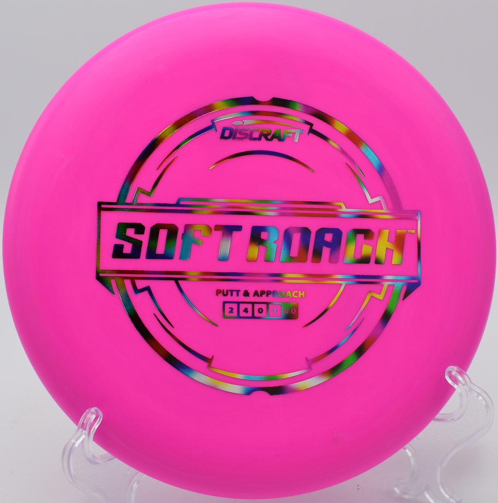 Discraft Soft Putter Line Roach – Stable putter with a soft finish, perfect for controlled approaches and putts at Lake Eureka Disc Golf Course in Eureka, Illinois.