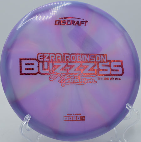 Z Swirl Buzzz SS floating straight before turning gently right at Eagle Island DGC in Eagle, Idaho.

