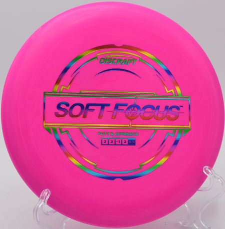 Soft Putter Line Focus by Discraft – 2/2/-1/2 flight path, designed for accurate putts and upshots at Blue Ribbon Pines Disc Golf Course in East Bethel, Minnesota.
