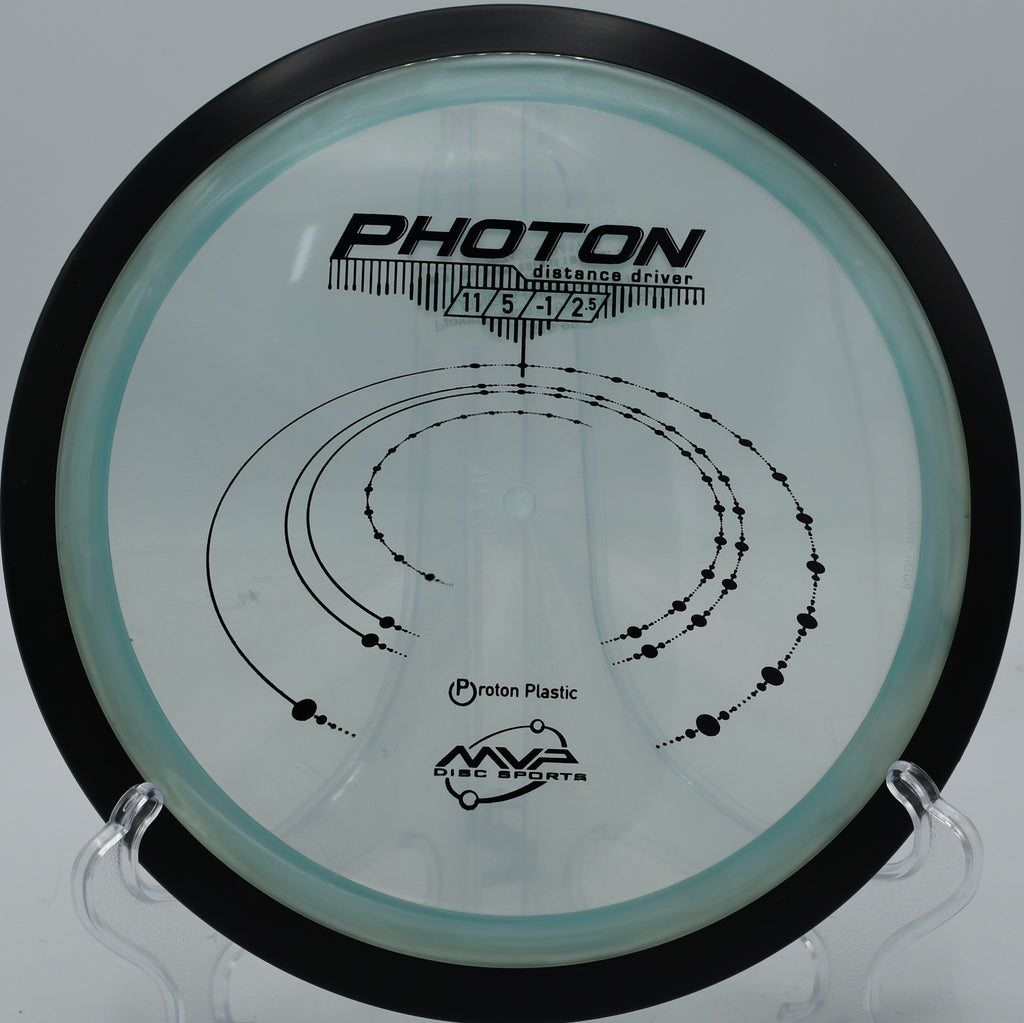 Proton Photon sailing a full-flex shot at Harmon Hills Disc Golf Course in Fall Branch, Tennessee.

