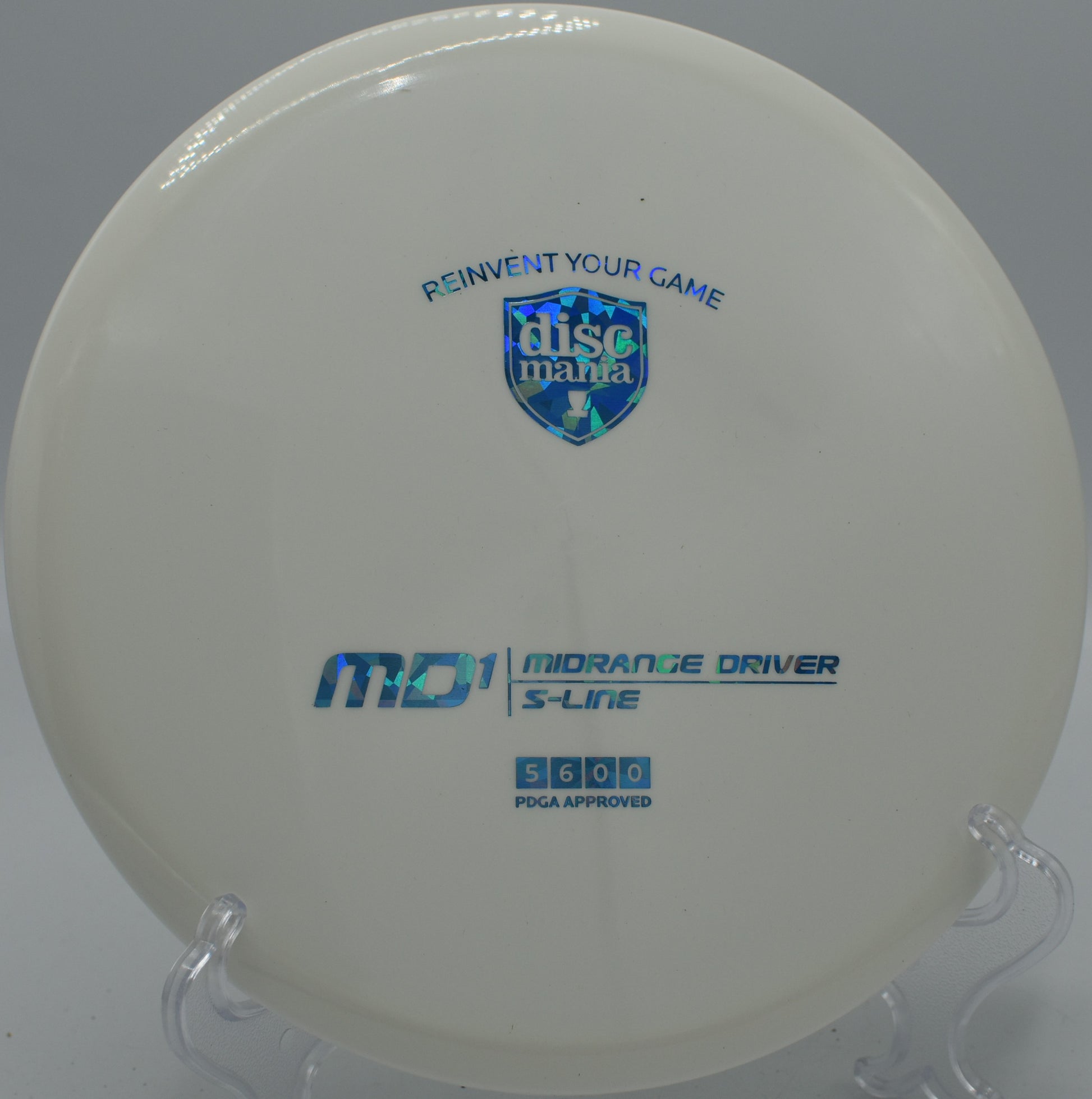 Discmania S-Line MD1 holding a clean turnover line on Hole 7 at Rollin Ridge Disc Golf Course, Reedsville, Wisconsin.