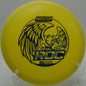 A disc golfer using a DX Roc to battle headwinds at French Creek State Park Disc Golf Course in Elverson, Pennsylvania.